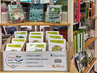 Präsentation der Saatgüter in der Stadtbibliothek (Foto: Stadt Viersen)