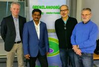 v.l. Dr. Joachim Bauer, Jeyaratnam Caniceus, Jürgen Ramisch, Peter Jeske